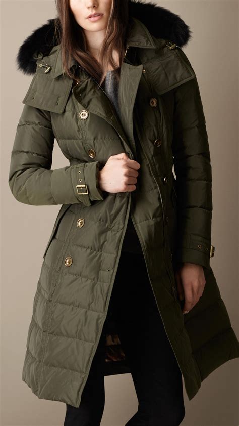 burberry winter coat woman